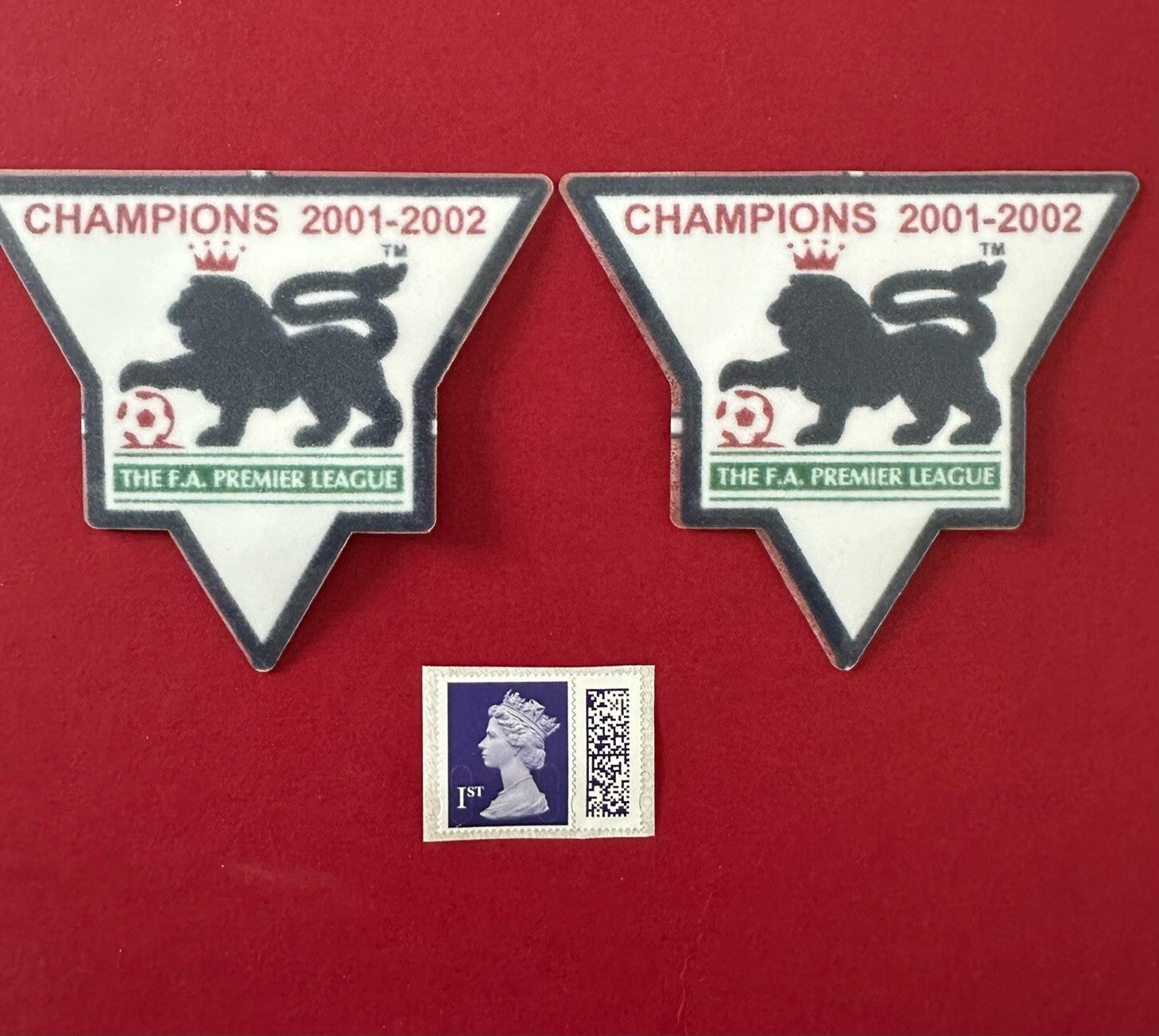 2001-2002 Champions premier league patch player size  Iron On Arsenal UK STOCK