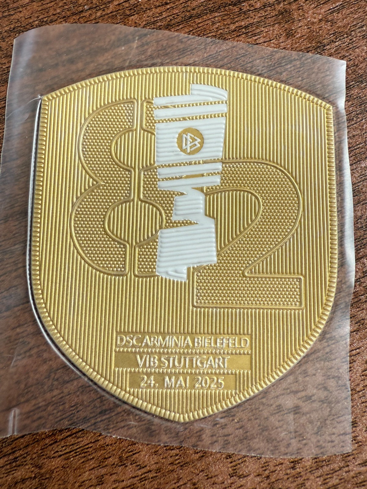 2025 DFB Pokal German Cup 82 VfB Stuttgart Iron On Patch Badge Arminia Bielfield