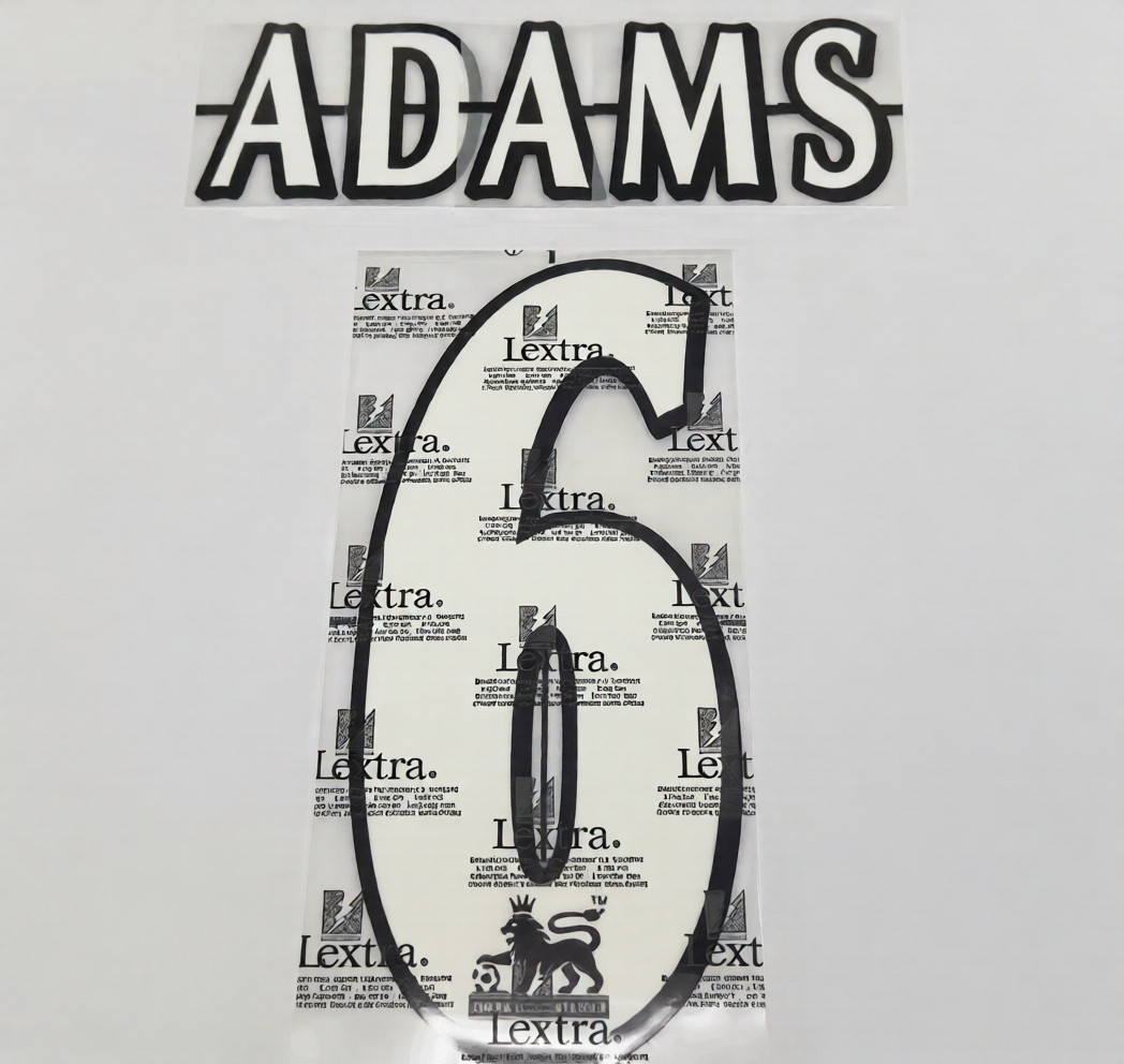 Adams #6 Arsenal 97-03 EPL Player Size Premier League felt Nameset UK STOCK
