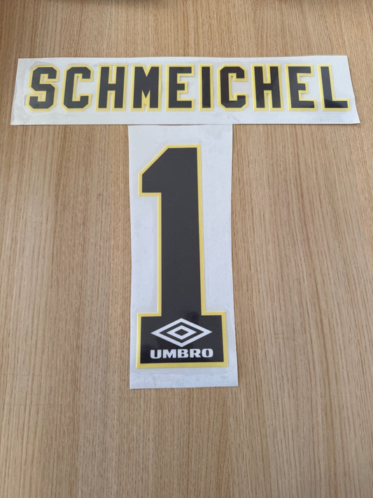 Schmeichel #1 1994-1996 Manchester United Felt Player Premier League Nameset