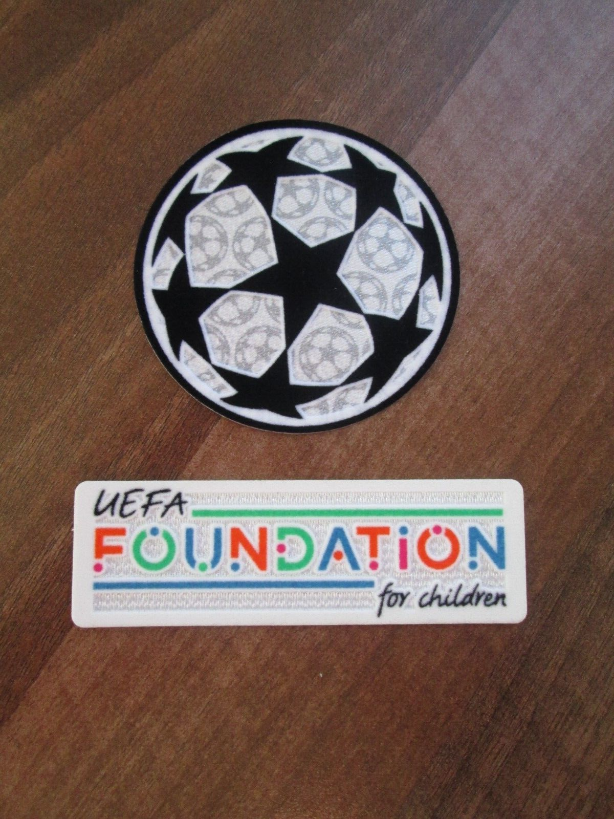 2024-2026 Champions League Starball & Foundation Sleeve Patch Badge Player Size