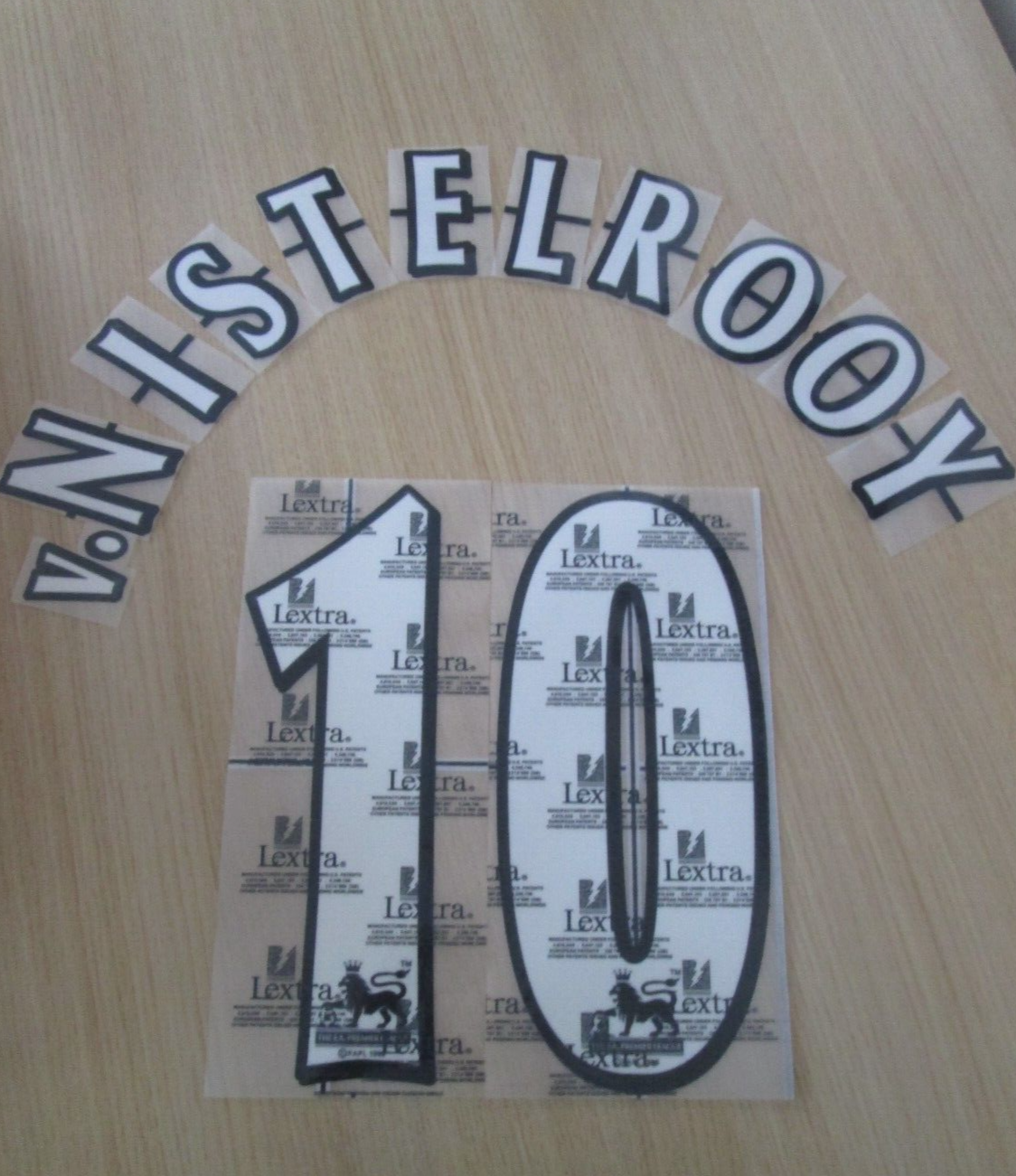V.Nistelrooy Man United #10 1997-2006 EPL Player Size Premier League Nameset