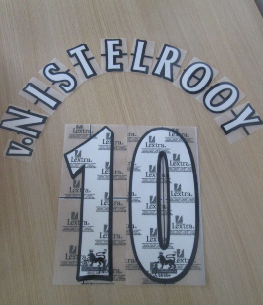 V.Nistelrooy Man United #10 1997-2006 EPL Player Size Premier League Nameset