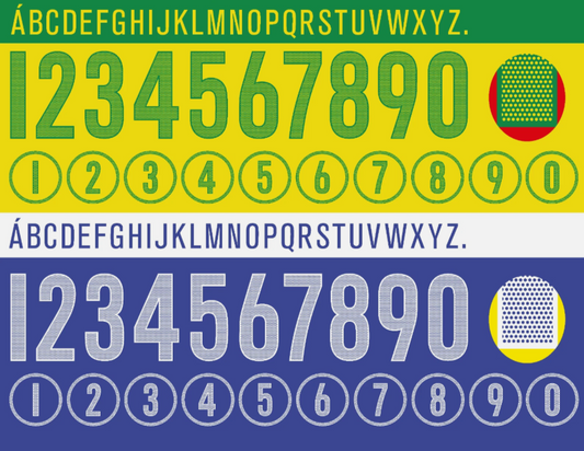choose any name and number Brazil 2004 Brasil Player Size  Nameset Football