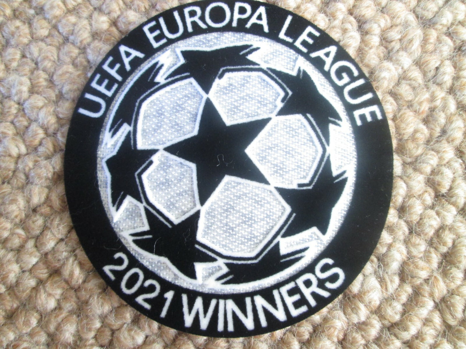 2021 Europa League Winners patch player size  Iron On Heat Press Villareal UK