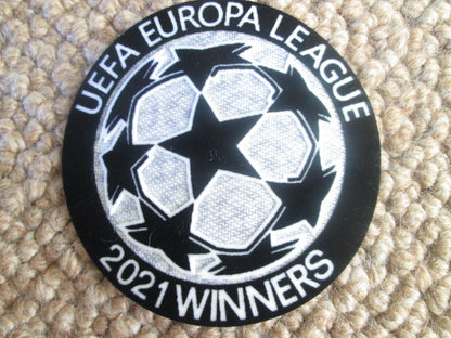 2021 Europa League Winners patch player size  Iron On Heat Press Villareal UK