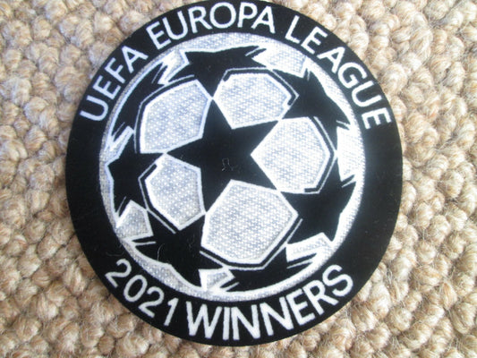 2021 Europa League Winners patch player size  Iron On Heat Press Villareal UK
