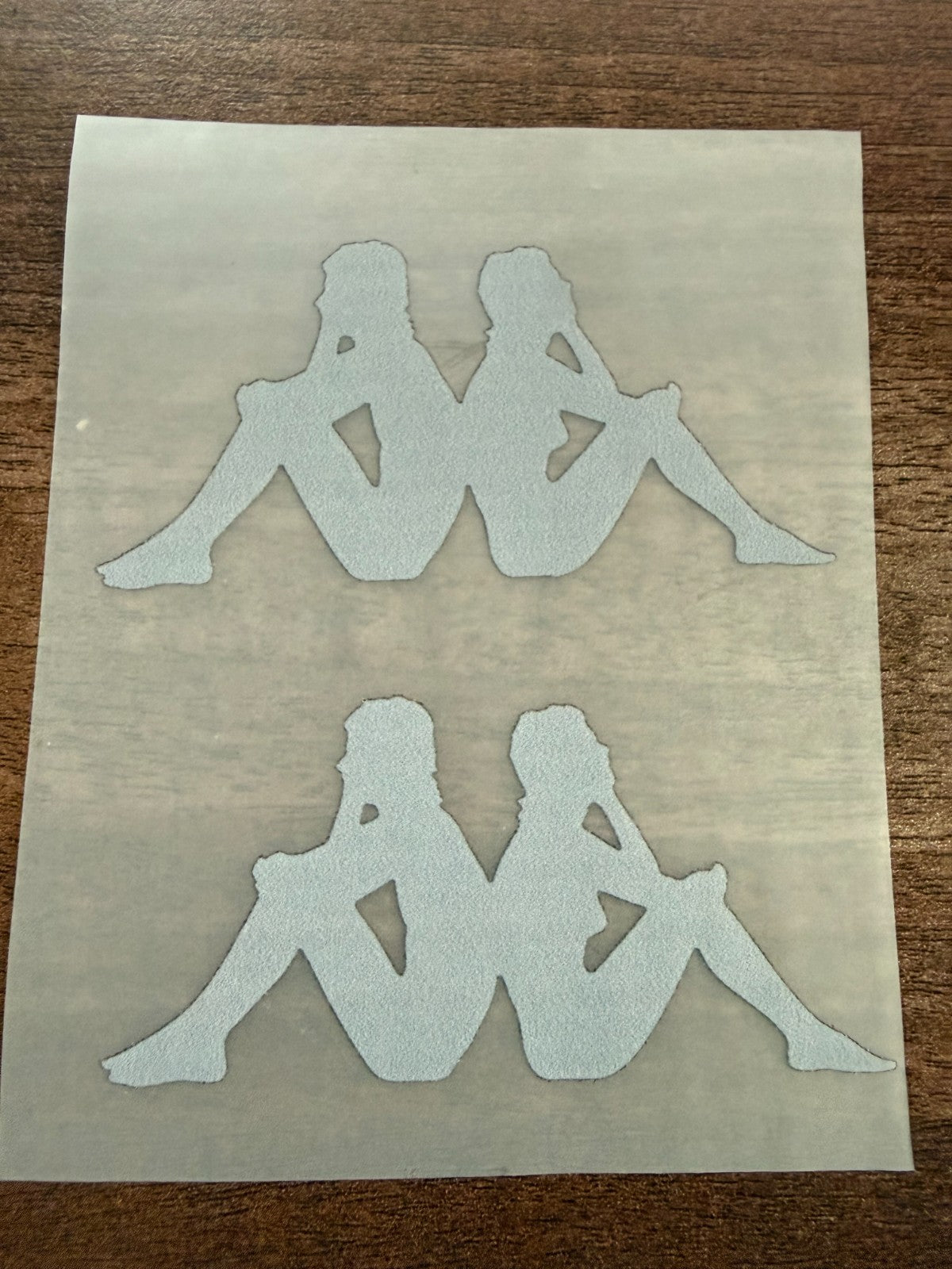 Replacement Kappa Patch Badge patch for Football Shirt White x 2