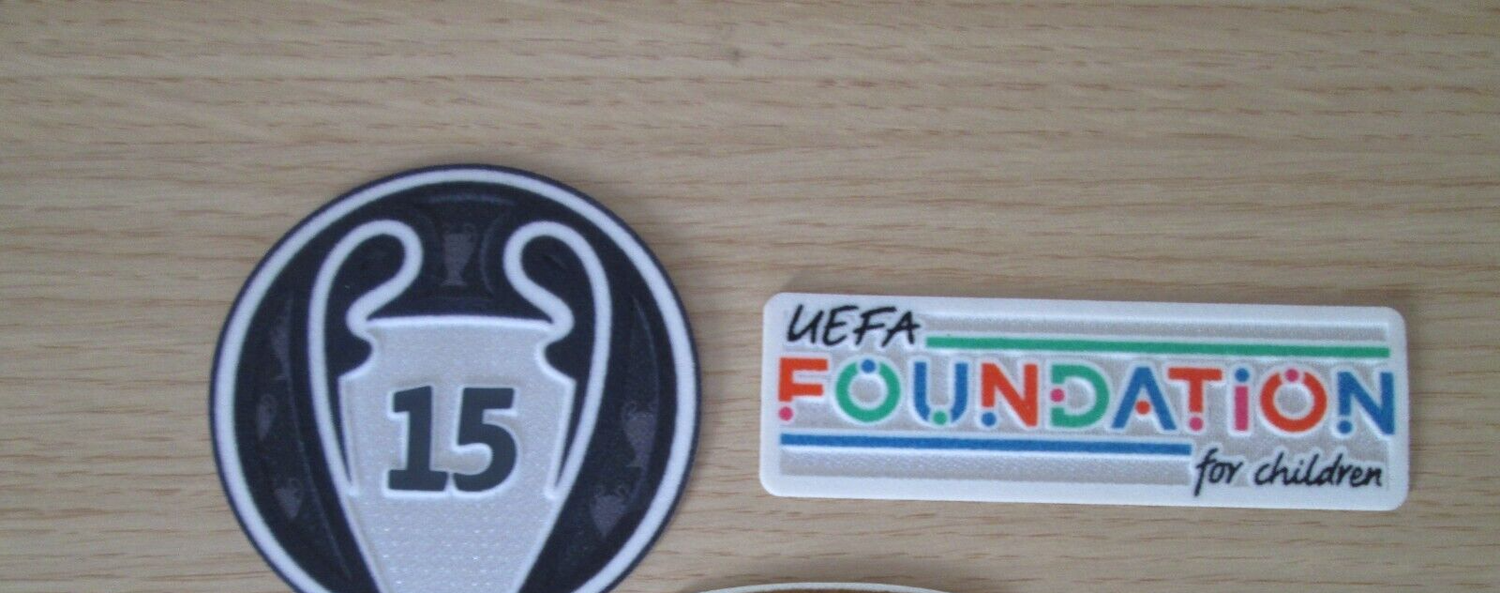 Real Madrid 2024-2025 Champions League Winner & Foundation Sleeve Patch Badge