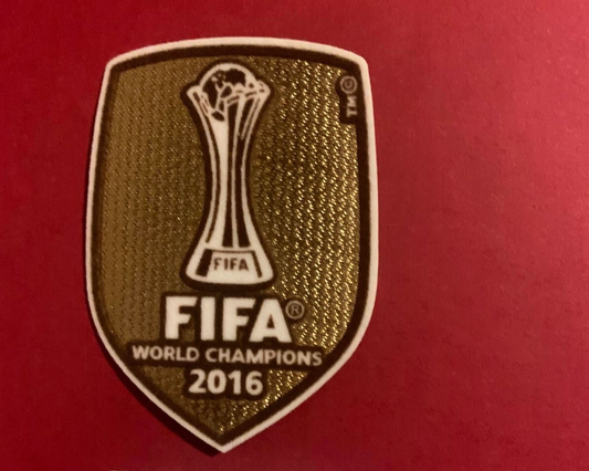 Club World Cup 2016 patch player size  Iron On Real Madrid Champions badge