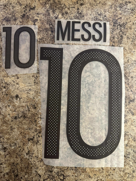 MESSI 10 ARGENTINA HOME COPA AMERICA 2015-2016  NAMESET PLAYER SIZE
