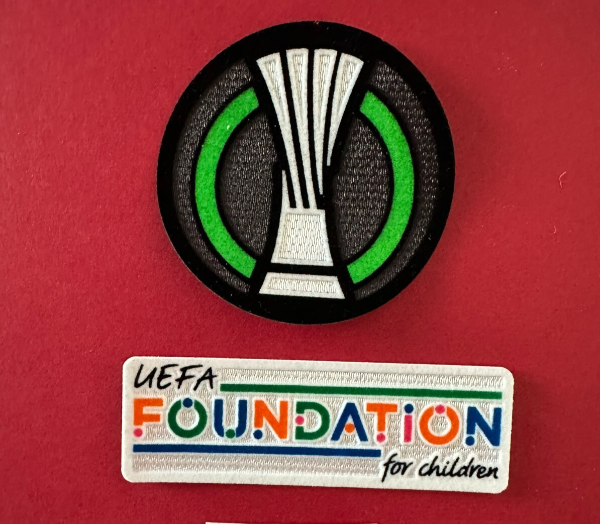 2020-24 Uefa Europa League Conference patch player size  foundation UK STOCK