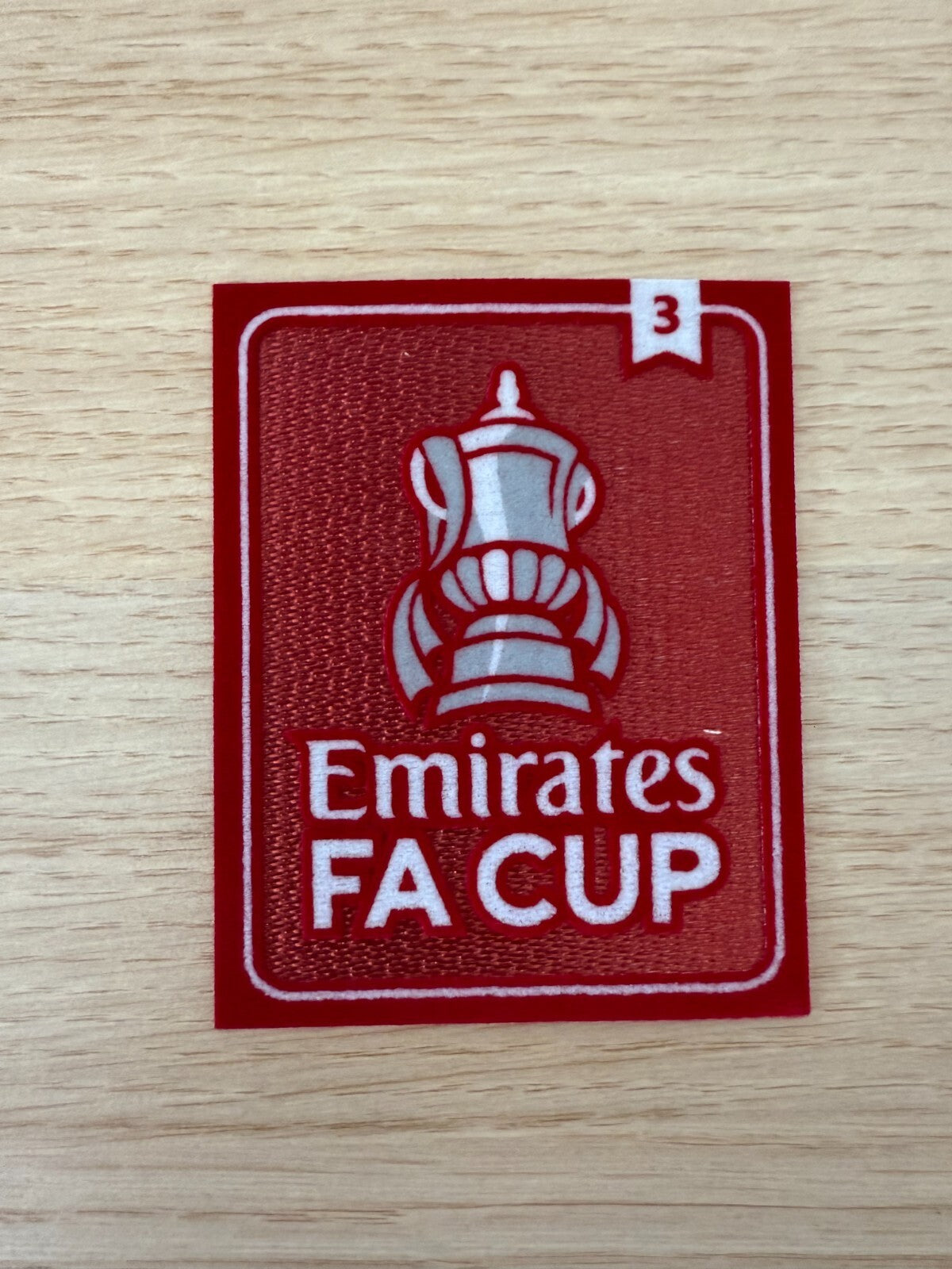 2022-2025 3 Winners Fa Cup patch player size  Iron On Heat Press SWFC West HAM