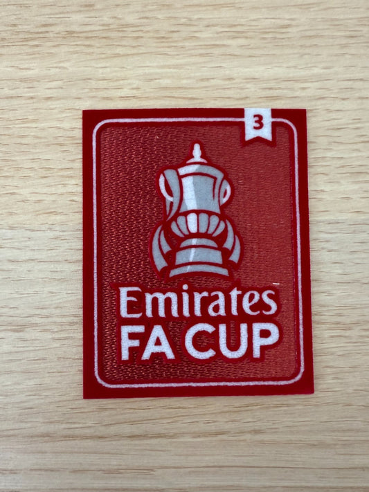 2022-2025 3 Winners Fa Cup patch player size  Iron On Heat Press SWFC West HAM