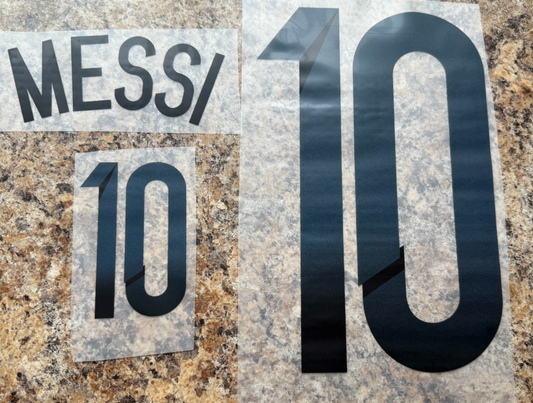 Messi #10 Argentina 2014  Player Size  Nameset UK stock