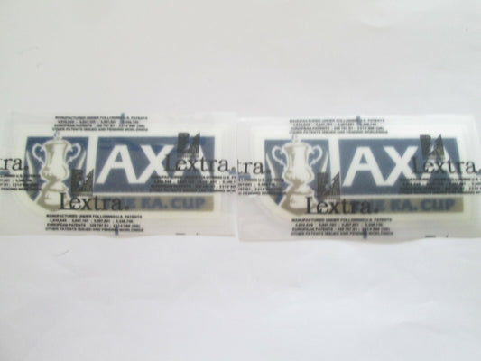 1999-2002 Pair of Axa Fa Cup patch player size  Iron On badge uk stocK