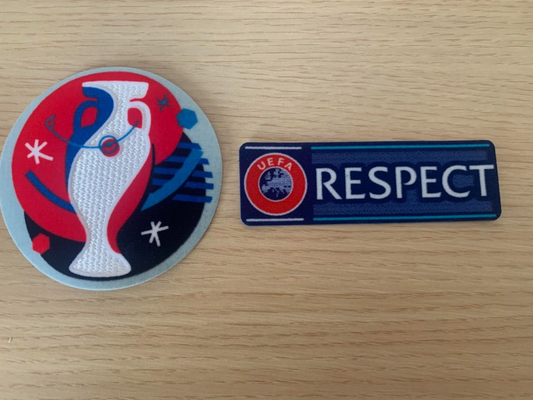 Euro 16 2016 patch player size  Iron On Heat Press UK STOCK