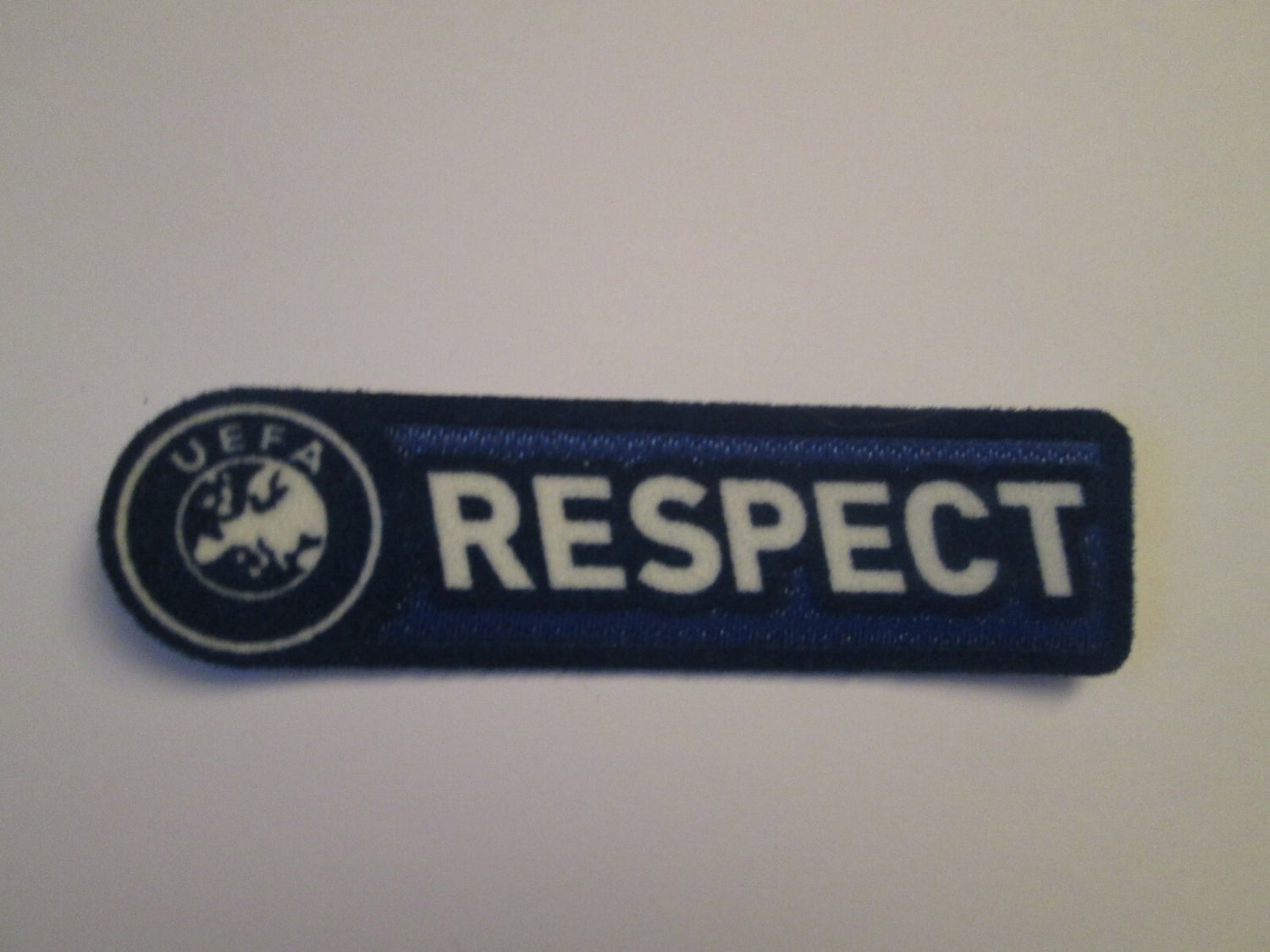 2011-2012 Respect Patch patch player size  Iron On Heat Press UK STOCK BLUE VERS
