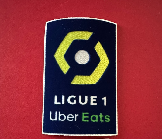 2021-2023 Ligue 1 Uber patch player size  Iron On Heat Press UK STOCK
