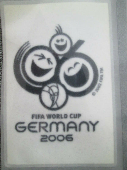2006 World Cup Germany Qualifier patch player size  Iron On Heat Press UK STOCK