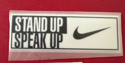 Stand Up Speak Up 2005 patch player size  Iron On Heat Press badge UK STOCK