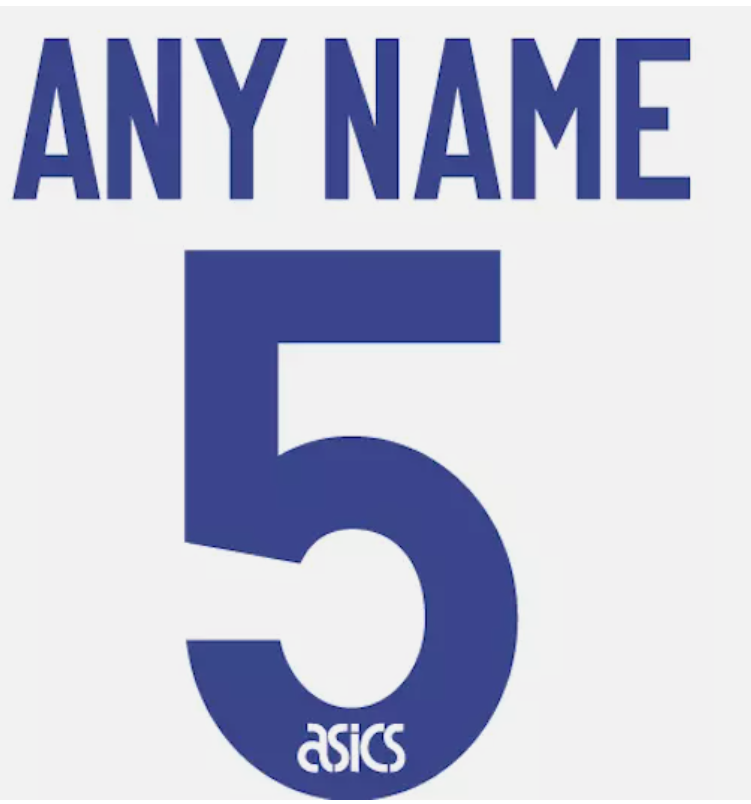 Any Name Number Football Shirt Soccer Numbers Asics Leeds