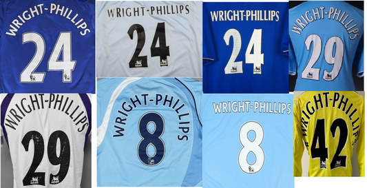 Wright Phillips Manchester City 2007-2013 EPL Player Size Premier League Nameset