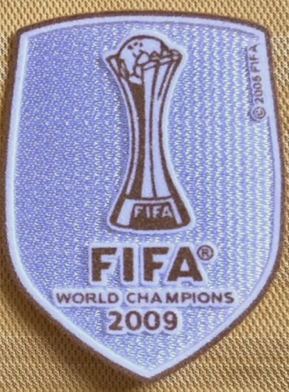 Club World Cup 2009 Champions Patch Set patch player size Iron On Barcelona
