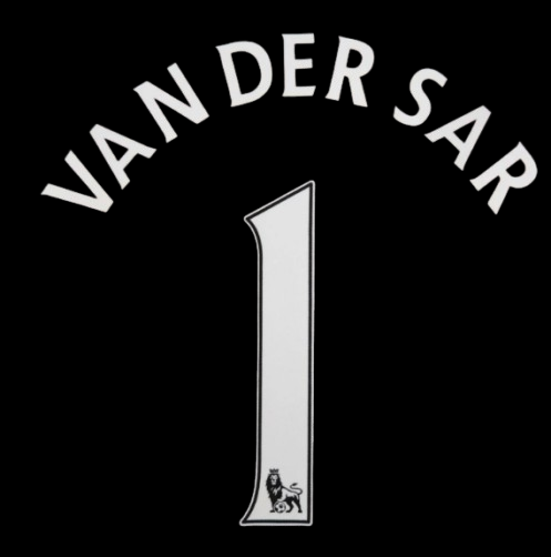 Van Der Sar 2007-2017 EPL NAME AND NUMBER SET, Home Away Manchester united UK