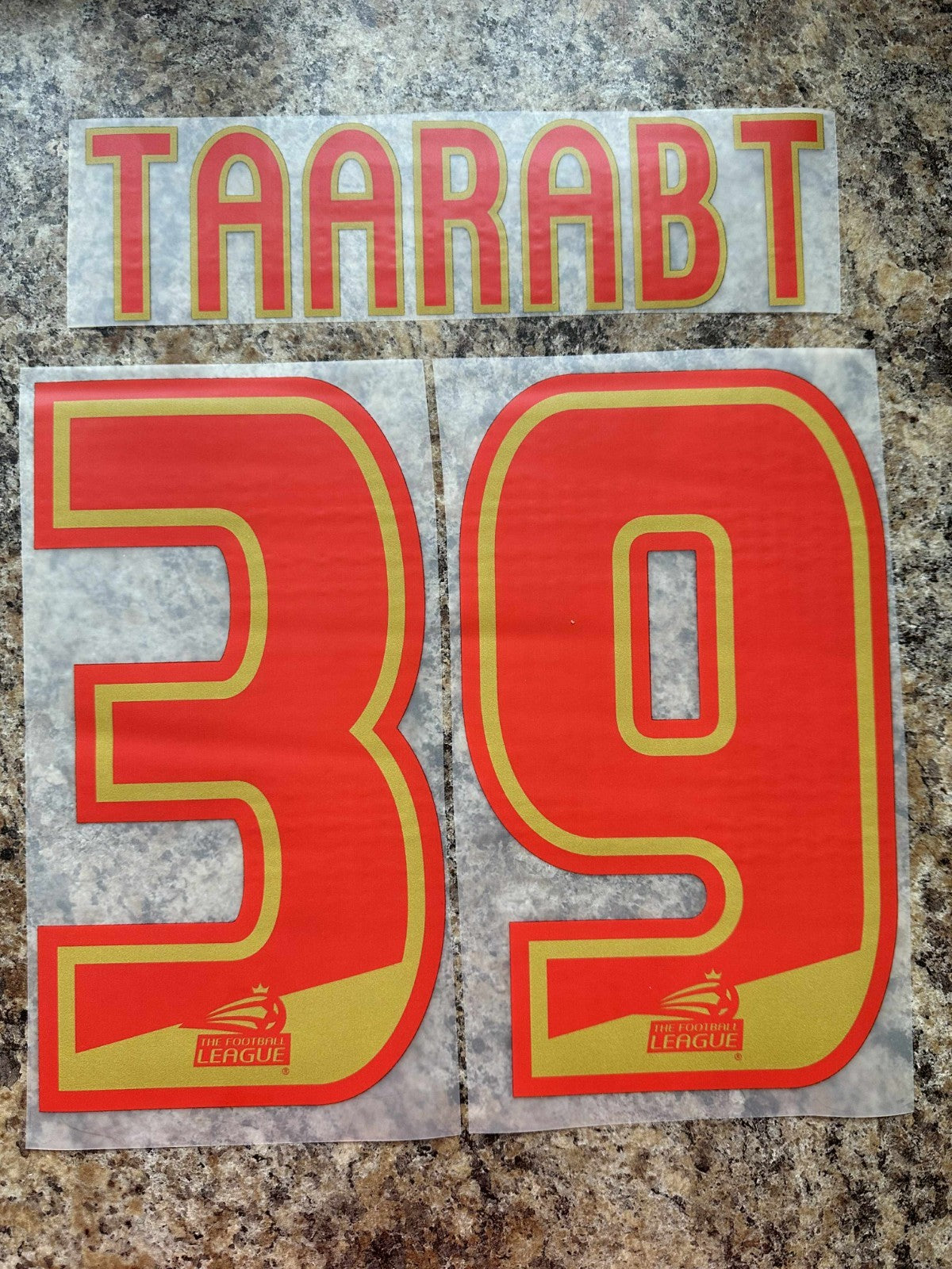 Taarabt 39  QPR EFL NAME AND NUMBER SET, Home Away Queens Park Rangers