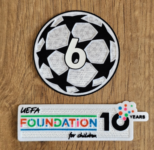 2025-202 6 x Champions League patch player size Liverpool Bayern Foundation L ex