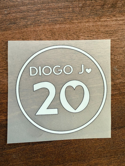 2024/2025 Liverpool Diogo Jota #20 Commemorate Name Patch Badge shirt diogo j.