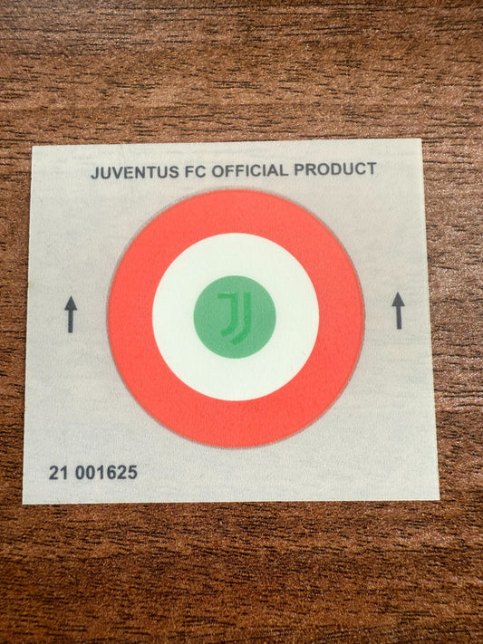 Copa Italia Winners Plastic Serie A Juventus Patch Badge Player size