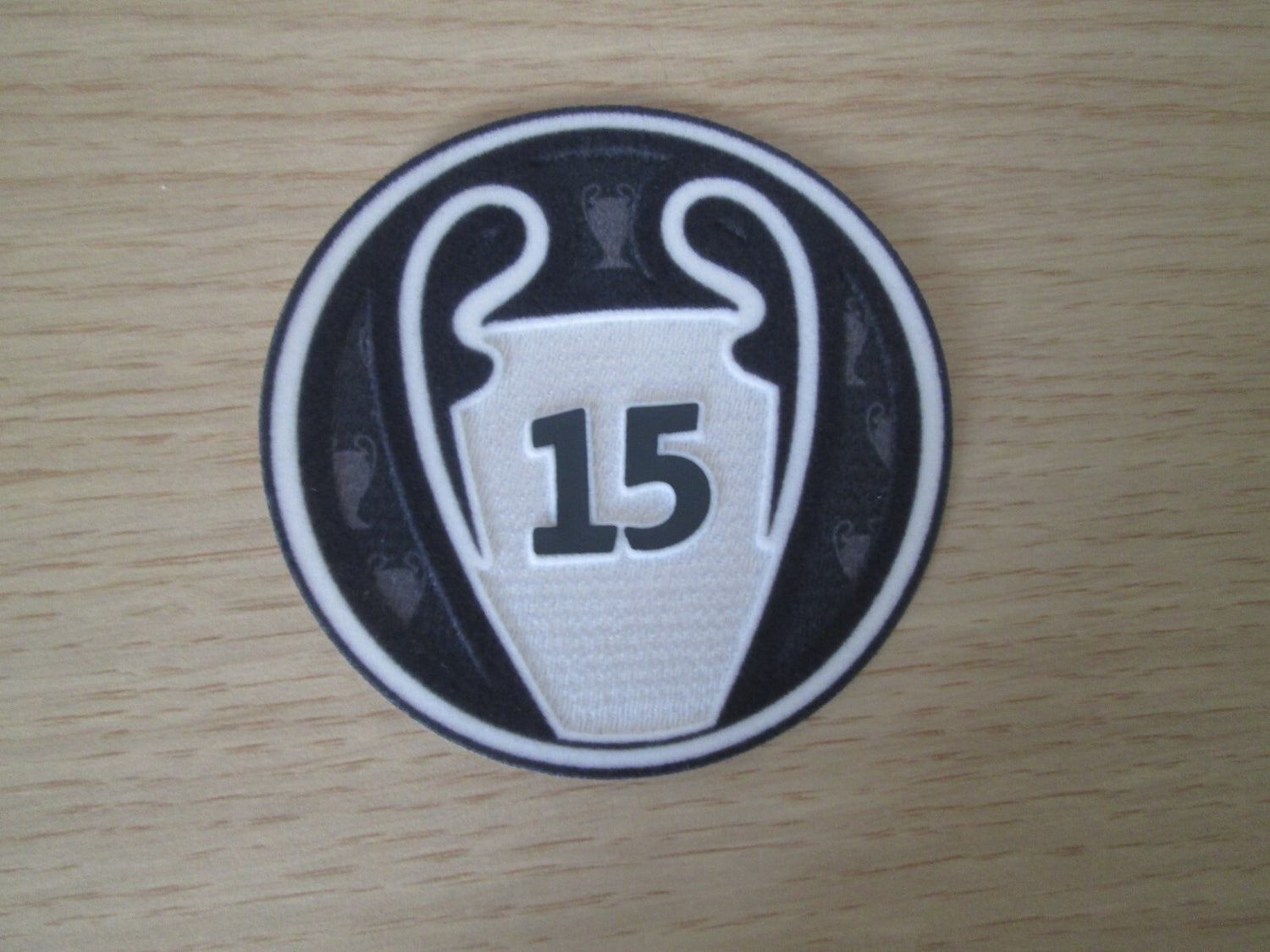 Real Madrid 2024-2025 Champions League 15 Winner Patch Heat press Player Size
