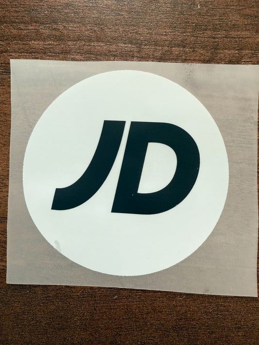 Leeds JD White sleeve premier league patch  Iron On Heat