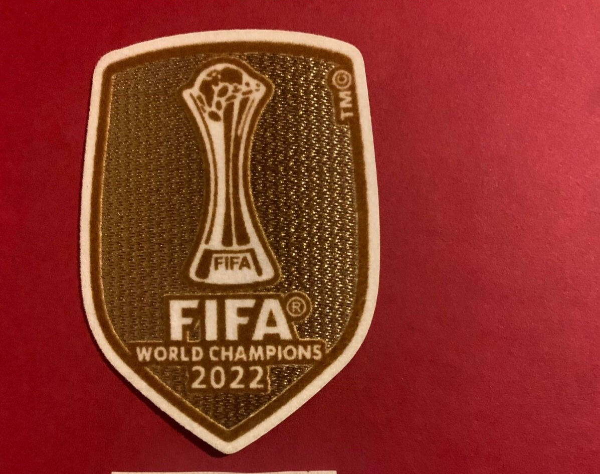 Club World Cup 2022 patch player size  Iron On Champions UK STOCK REAL MADRID