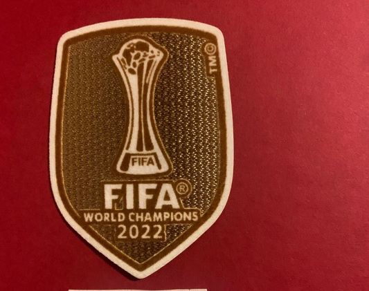 Club World Cup 2022 patch player size  Iron On Champions UK STOCK REAL MADRID
