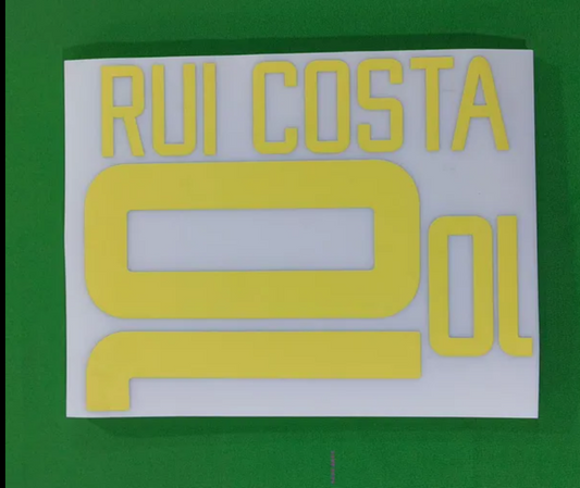 PORTUGAL 2003-2004 Rui Costa 10 Home PLAYER SIZE