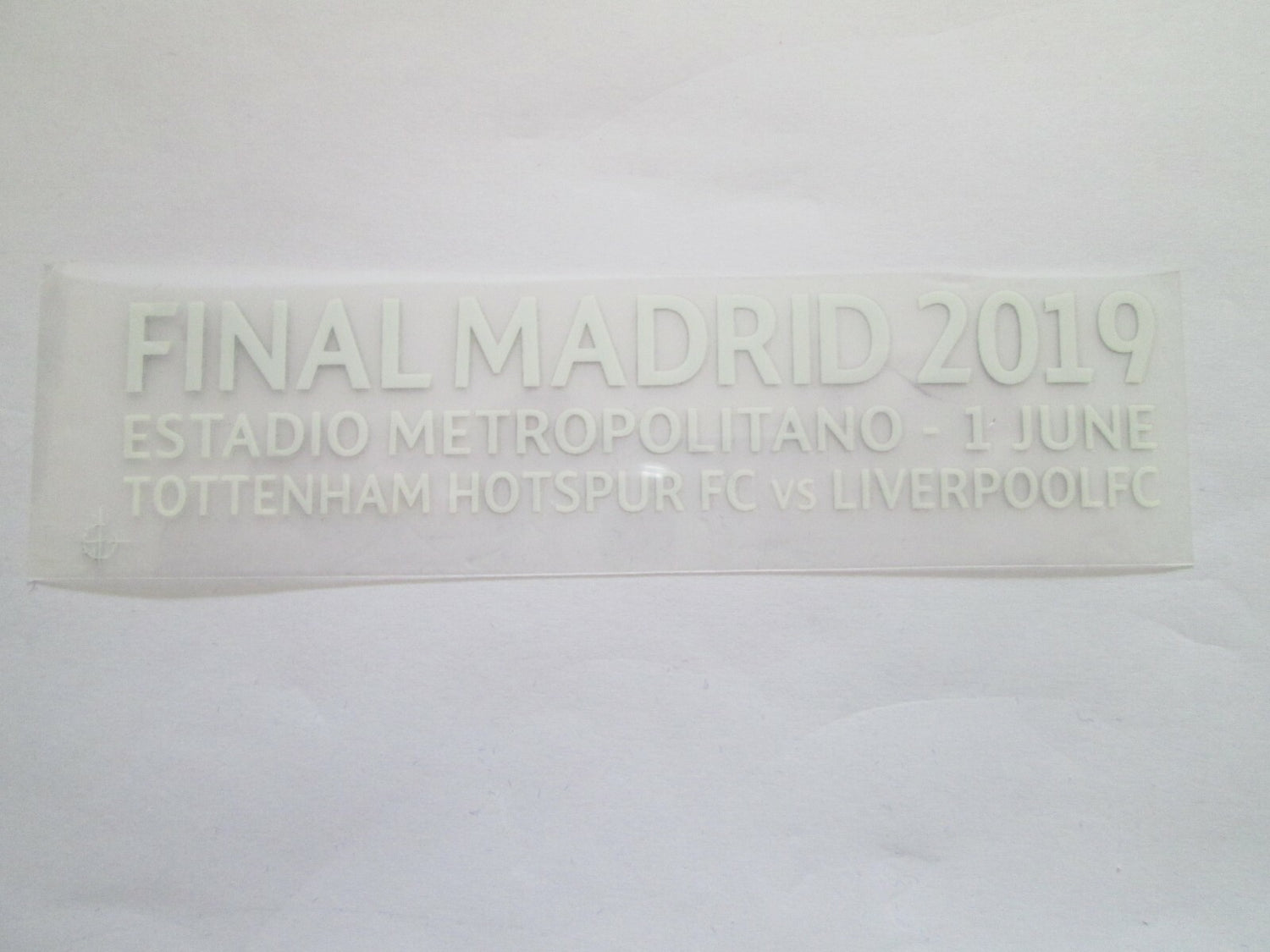 Champions League Final Detail Transfer 2019 player size Iron On Liverpool badge