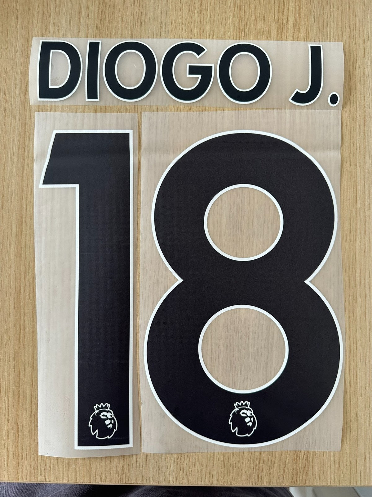 Wolves Wolverhampton 2018-2020 DIOGO.J Jota 20 Black PLAYER SIZE