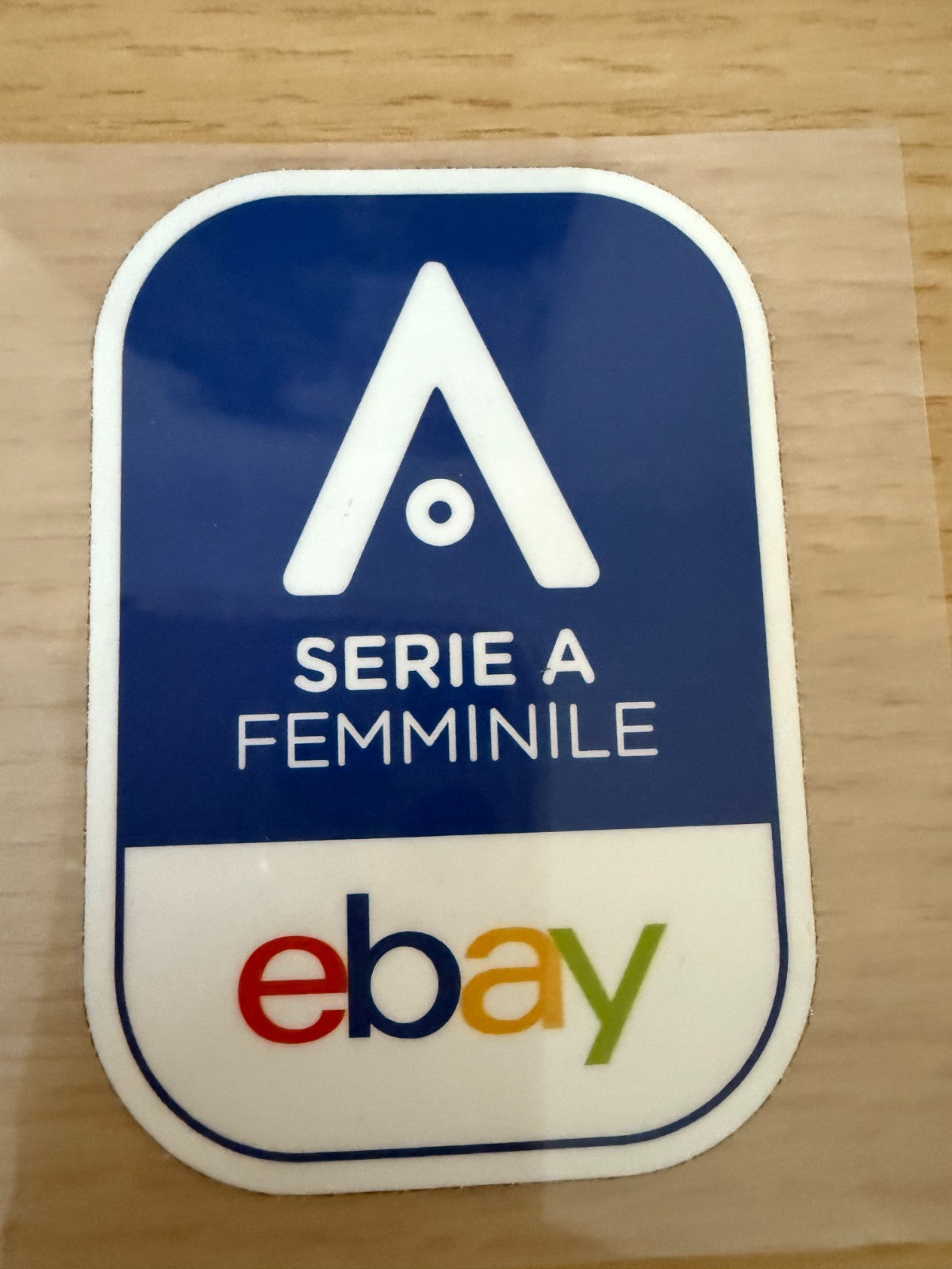 2021-2024 Serie a Femminile  Football Patch Badge ebay Player Size