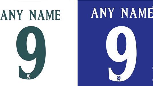 CHELSEA  ANY NAME AND NUMBER 2025-2026 HOME AWAY PLAYER SIZE