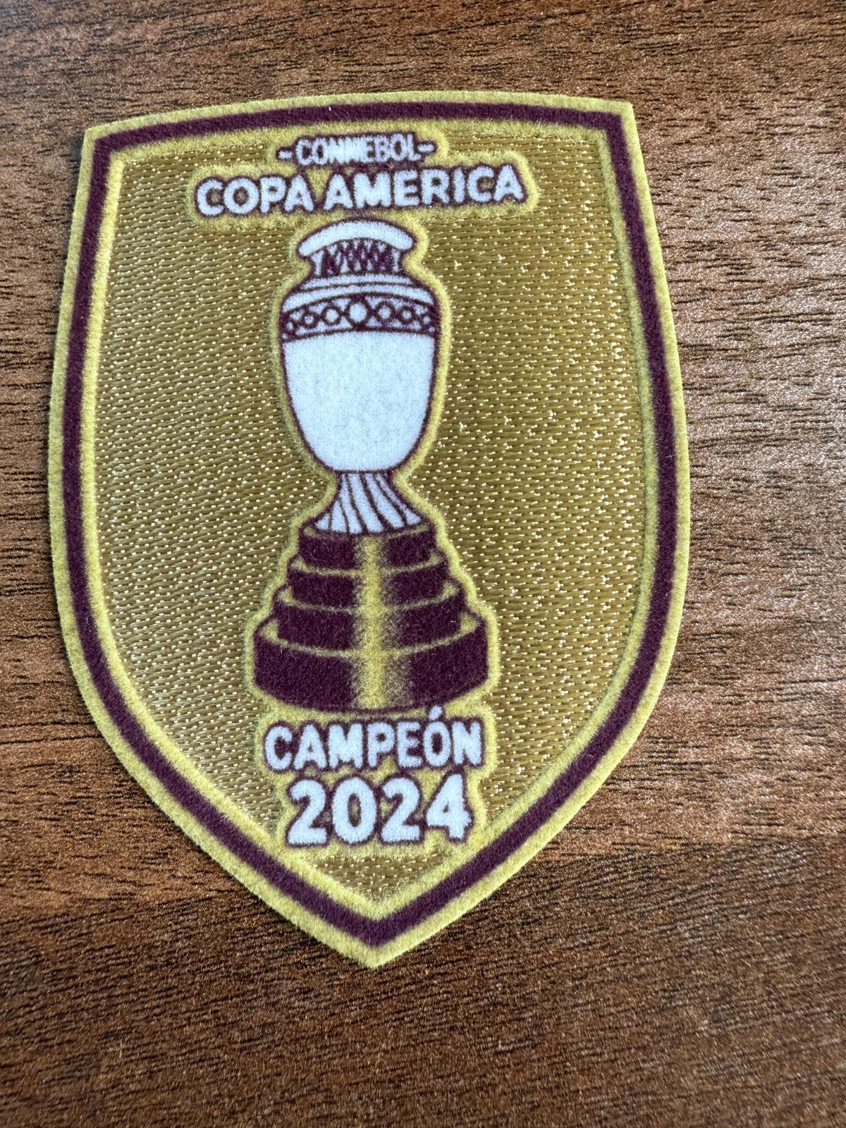 2024 Copa America Argentina Football Badge/patch Campeon  Badge Player Sized