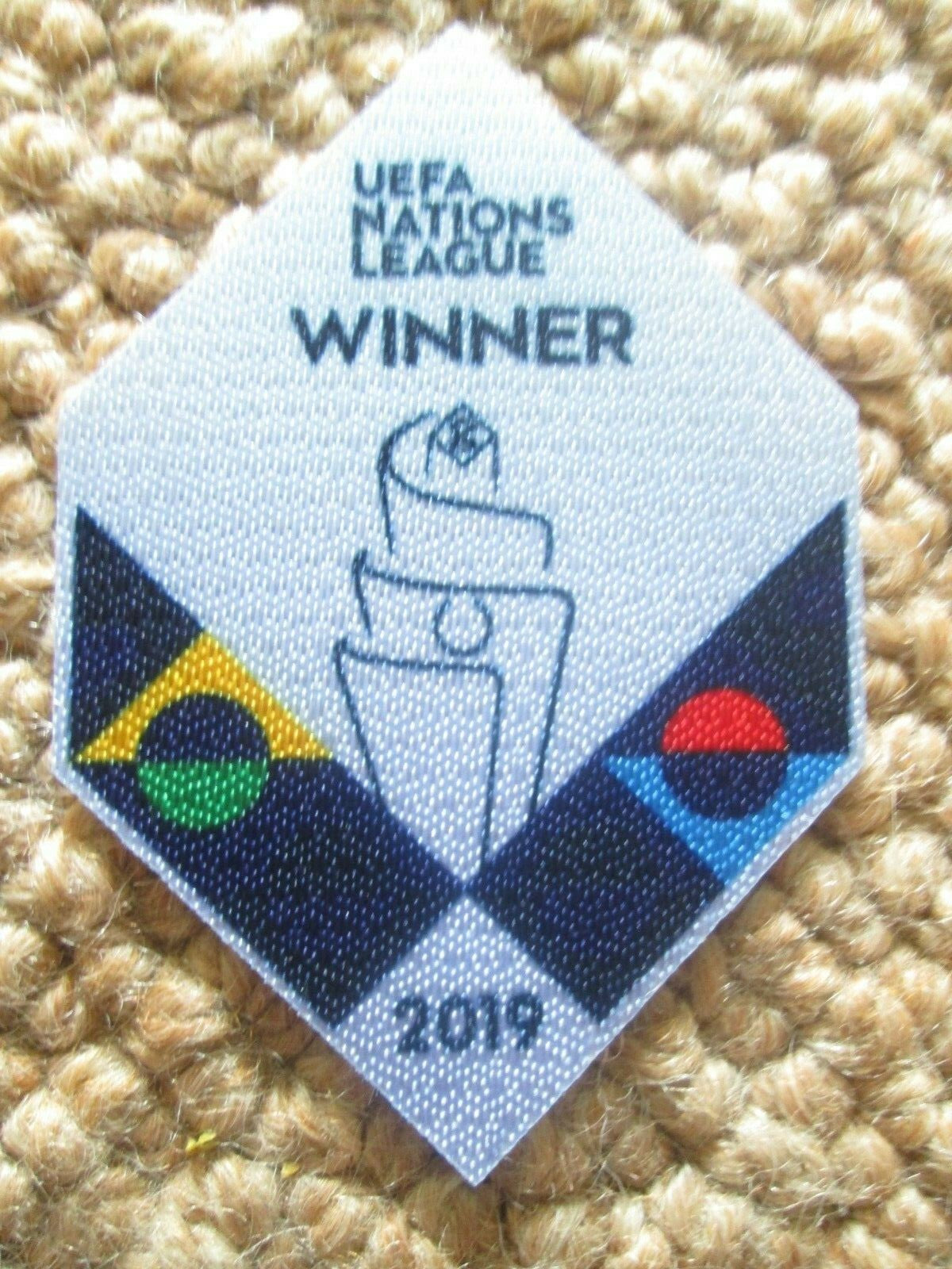 Euro Nations League Winner  patch player size  Iron On Heat Press badge Portugal