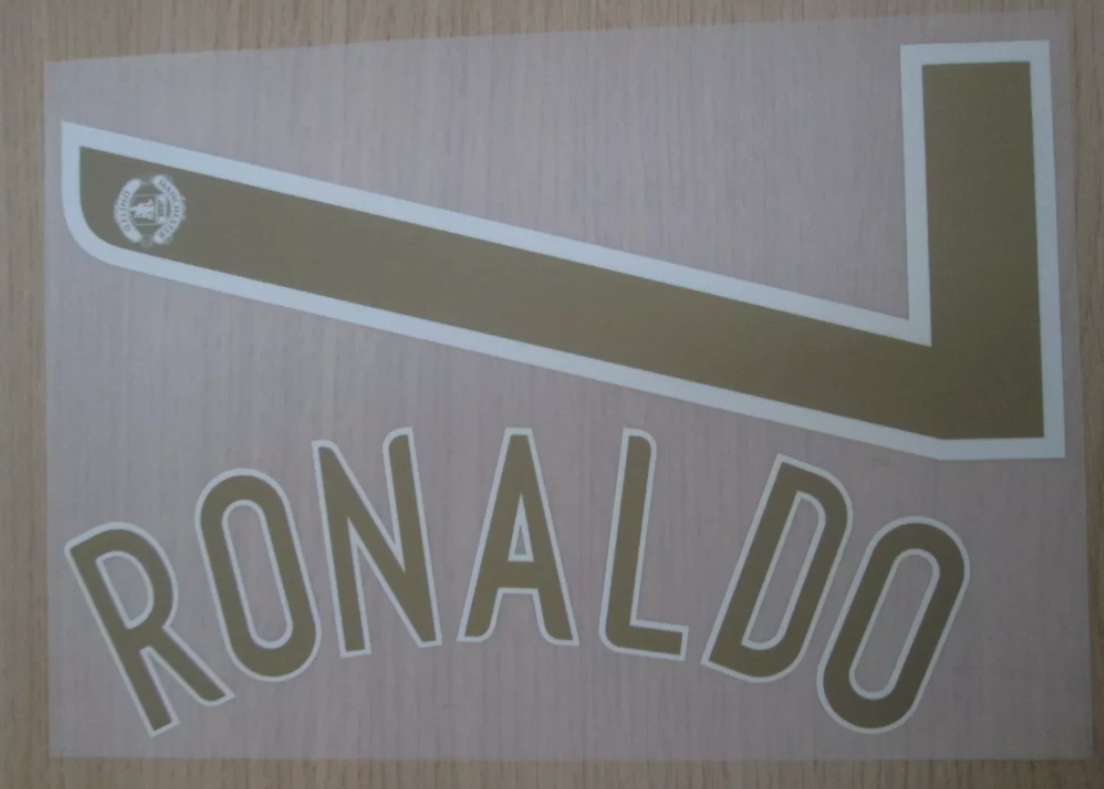 Ronaldo 7 2006-2007 Man Utd Champions League Player Size Nameset Manchester unit