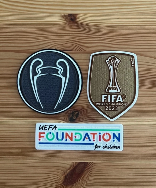 2023-2024 Club World Champions patch player size Iron City Manchester City BOH