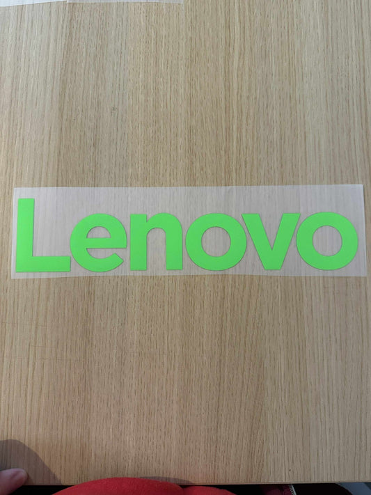 Lenovo Inter Milan 2021-2022 Sponsor Patch Green PLASTIC Repro  Football Shirt