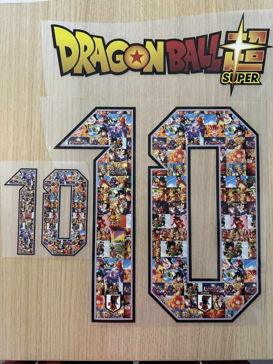 Dragon ball #10 Special Japan Home 2024-2026 Player Size  Nameset Football