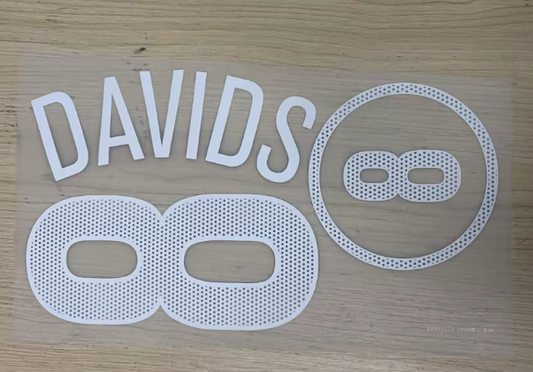 Davids #8 Holland  Euro 2004 Home Player Size  Nameset Football