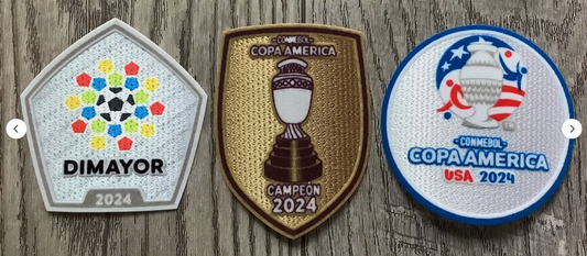 Copa America 2024 Argentina patch player size  Iron On Heat Press badge UK STOCK